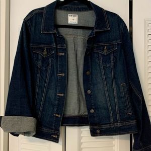 Old Navy Dark Blue Jean Jacket